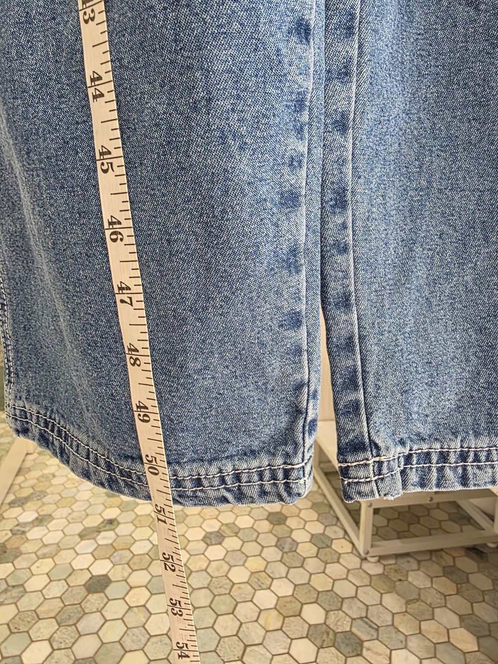 NWT!! BACK TO SCHOOL. Arizona Jean Company Blue Denim Overalls GIRLS MEDIUM. - Picture 14 of 16